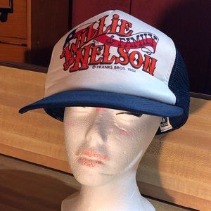 Willie Nelson And Family Snapback Mesh Trucker Hat -  Franks Bros 1982